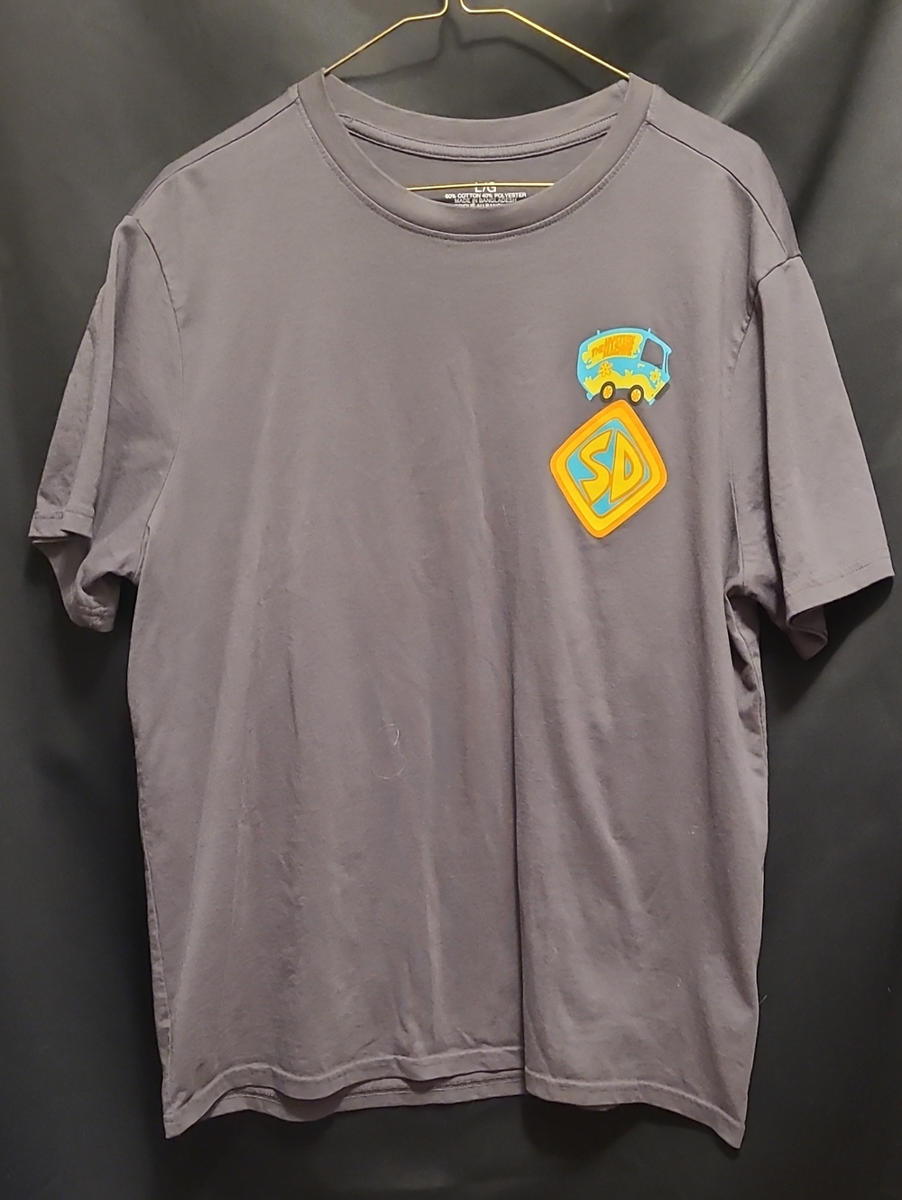Black Scooby-Doo "Munchies Run" graphic t-shirt Size Lg